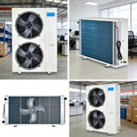 Unité de condensation à refroidissement par air pour chambre froide, petit ensemble complet d'équipement, compresseur scroll entièrement fermé, pompe automatique
