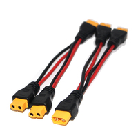 12AWG 1*XT60 Stecker auf 2*XT60 Buchse Y-Verteiler Stromverlängerungskabel für RC Auto UAV Quadcopter