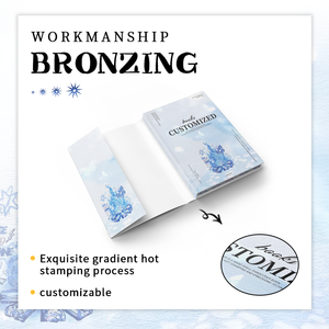 定制高品质彩色笔记本完美装订喷涂边缘个性化印刷服务故事书风格 - Product Image 6