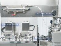 Détergent de shampooing de blanchisserie liquide faisant la machine de mélangeur d'émulsifiant sous vide de laboratoire de mélange