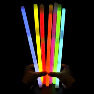 Glow Sticks parti malzemeleri paskalya Glow karanlık Light Up ile 12 saat süresi kamp yürüyüş partiler ve çocuklar faaliyetleri