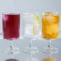 Gobelet en verre au design moderne, couleur personnalisée, logo, coupe à cocktail en cristal, verre à jus, verre à champagne, verre à boisson froide pour bar et fête