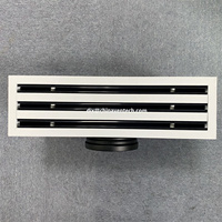 Grilles linéaires pour la climatisation HVAC, diffuseur linéaire à fentes, avec boîte de plénum - Ventech