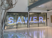 Écran LED transparent de haute qualité pour vitrine, haute transparence P3.91-7.81, étanche IP65, garantie 3 ans, utilisation polyvalente
