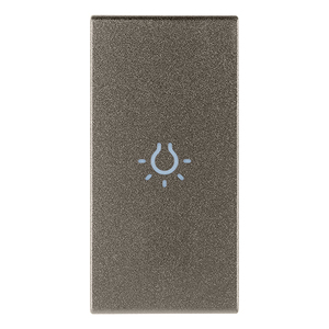 Metal Wall <b>Switch</b> With Light Symbol 2.2 In Length 4.4 In Width 0.5 In Height Axial Design - Product Image 1