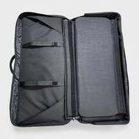 Sac à outils tactique robuste en polyester 600D, double compartiment, découpe laser, étui de transport long pour extérieur