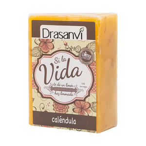 Savon artisanal au souci Drasanvi 100g, soin solide pour la peau, savon pour le visage, le bain et les toilettes, parfum fraise, pour bébés, à base de lait - Product Image 1