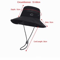 Protection solaire personnalisée pour l'été 2026 : Nouveau design, chapeau détachable, amélioration du corps du chapeau, cordon de serrage, respirant, tendance, rafraîchissant, pour la randonnée et les activités de plein air