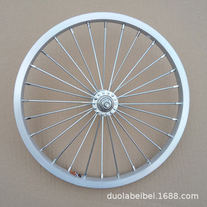 Llantas de bicicleta Duolabeibei de 12, 14, 16, 18 y 20 pulgadas, ruedas delanteras y traseras de acero para bicicletas plegables para niños - Product Image 2