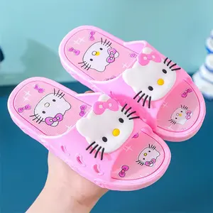 Professional production of children's slippers in summer new cartoon baby daily home bathroom soft slippers for boys and girls.