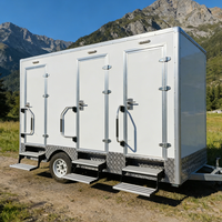 Offre Spéciale – Remorques Sanitaires Portables Haut de Gamme à 3 Cabines Privées – Remorque de Luxe pour Événements et Services de Location