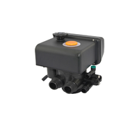 Vanne de contrôle électrique automatique pour adoucisseur d'eau Runxin 1'' F63B3 à disque céramique LED, personnalisable OEM, corps noir, débit normal 4 m³/h