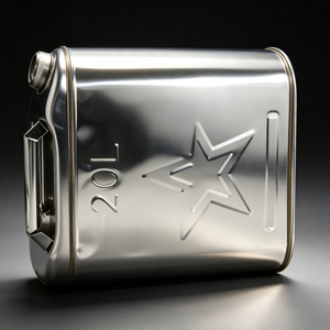 Bidon à carburant en acier inoxydable de 20 L, <span class=keywords><strong>jerrycan</strong></span> portable pour véhicule tout-terrain, camion, SUV, bidon de stockage d'essence et de diesel en métal antirouille - Product Image 4