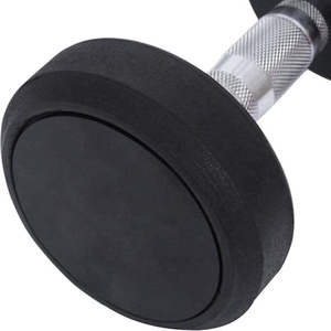 KWO cina produttore vendita a buon mercato della maniglia della muffa pesi portatili <span class=keywords><strong>Kg</strong></span> libbra Lb comprare Online in ghisa rotonda piccoli manubri in gomma per il Fitness - Product Image 4