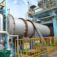 Sécheur rotatif à tambour automatique industriel en acier inoxydable, capacité de 7,6 à 9,5 tonnes, moteur PLC robuste, engrenage pour l'exploitation minière et la transformation alimentaire