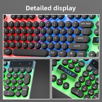 Clavier filaire de jeu T11 économique avec conformité CE RoHS, versions espagnole/anglaise/arabe pour PC de bureau