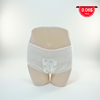 Vente en gros à bas prix compétitif culotte hygiénique menstruelle jetable en coton biologique respirant pour femmes/règles