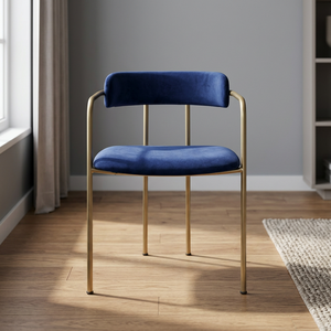 Sillas Elegantes de Color Azul Marino para Interiores de Restaurantes y Hoteles, Diseño Premium - Product Image 3