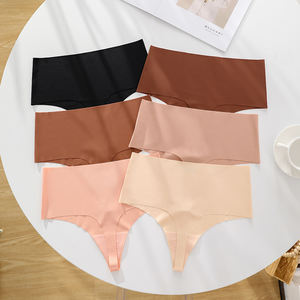 Lencería Deportiva de Nailon y Poliamida Transpirable para Mujer, Tanga de Tiro Bajo, Talla XS, Logotipo en la Cintura, Sin Costuras - Product Image 2