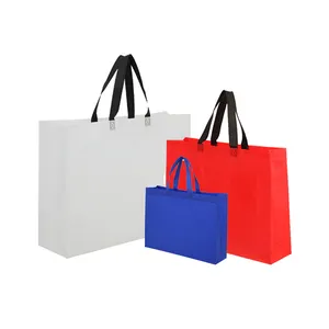 Wholesale Non Woven Fabric Merchant Advertising Bags Eco Friendly Product Packaging Bag