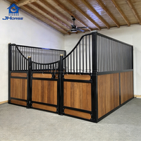 JHorse Üreticisi Özel Tasarım Çiftlik Kolay Sökülebilir Portatif At Ahırı Bölmeleri Metal İç ve Dış Mekan Satılık