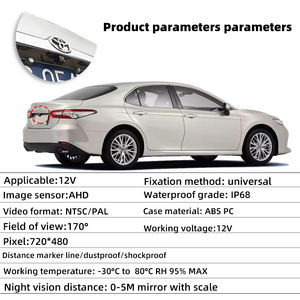 Caméra <span class=keywords><strong>de</strong></span> <span class=keywords><strong>recul</strong></span> à vision nocturne HD sismique étanche transfrontalière cadre <span class=keywords><strong>de</strong></span> <span class=keywords><strong>plaque</strong></span> <span class=keywords><strong>d</strong></span>'<span class=keywords><strong>immatriculation</strong></span> long garantie <span class=keywords><strong>d</strong></span>'un an caméra arrière à vision nocturne - Product Image 5