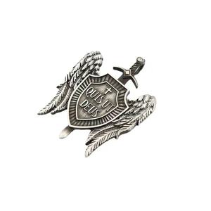 Ciondolo Gotico Cristiano QUIS UT <span class=keywords><strong>DEUS</strong></span>, Distintivo Vintage dell'Arcangelo Michele, Accessori Decorativi per Gioielli, Vendita all'Ingrosso - Product Image 4