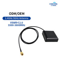 Antenne WiFi double bande 2.4G 5G externe, patch avec fixation adhésive 3M, amplificateur de signal SMA mâle pour voiture intelligente, passerelle IoT, routeur IPC
