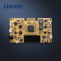 Haut-parleur Lierxin LEX-BT-SPEAKER ENIG FR-4 Tg150 1.2mm 2oz en cuivre, carte mère d'amplificateur de classe D, PCB 4 couches, BT 5.3, stéréo TWS