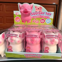 Squishy Cochon de Noël Géant à Remontée Lente, Jouets à Presser, Squishy Cochon Géant en Stock Prêt à l'emploi, Emballé en Coffret Cadeau