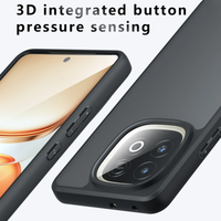 Étui mat translucide pour Vivo IQOO Z10 Turbo, coque respectueuse de la peau, étui pour Vivo IQOO NEO 10 5G GLOBAL, étui pour Vivo IQOO Z10 Turbo Plus