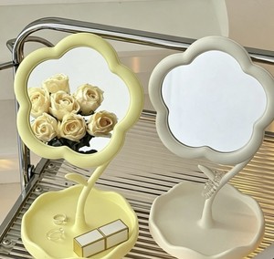 Desktop Flower Shaped <b>Mirror</b> Dorm Bedroom Creative Internet Famous Inspired <b>Makeup</b> <b>Mirror</b> Aesthetic Design Stylish <b>Vanity</b> <b>Mirror</b> - Product Image 2
