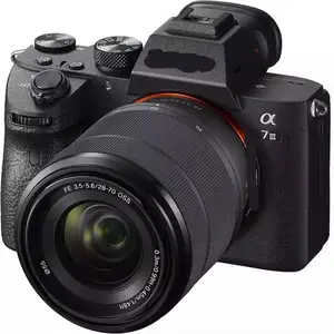 Offre pour un appareil photo a7 III (ILCEM3K/B) plein cadre sans miroir à objectif Interchangeable avec objectif 28-70mm avec écran LCD de 3 pouces, noir