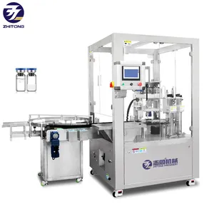 ZT Automatic Vials Filling+Capping Machine, Health Care Oral Liquid Freeze-dried Powder Injection Bottle Filling