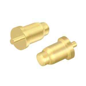 หัวต่อแบบสปริงชุบทอง ขนาดเส้นผ่านศูนย์กลาง 5 มม. ทำจากทองแดง - Product Image 2