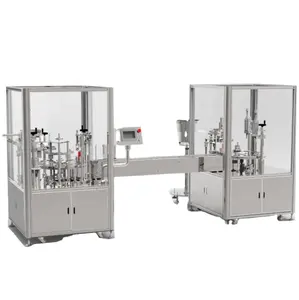 Automatic perfume fragrance liquids Filling crimping capping Machine perfume production packing line