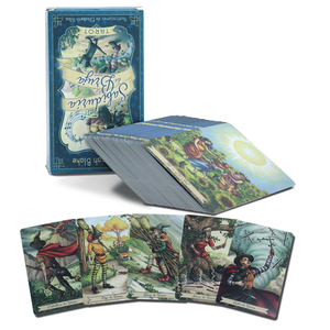 <span class=keywords><strong>Cartas</strong></span> de <span class=keywords><strong>Tarot</strong></span> y Oráculo con Significados Espirituales Personalizados de Fábrica, con Guía Impresa, <span class=keywords><strong>Cartas</strong></span> de <span class=keywords><strong>Tarot</strong></span> Rusas de Lujo con Caja con Tapa y Base - Product Image 6