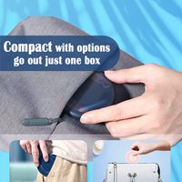 Organizador de Cables de Carga 5 en 1, Caja de Almacenamiento de Cables de Datos de Carga Rápida Redonda de 60 W, Juego de Adaptadores USB Multi-Cabeza para Viajes, Regalo