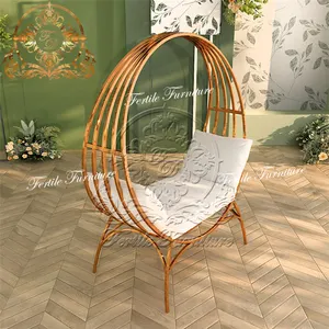 Royal Double Seater Lover Seater Bride And Groom Groom Cheap King Throne Chair