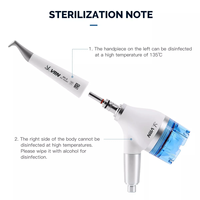 VRN DP-10 Air Master - Pulidor Dental de Chorro de Arena, Pulidora de Dientes, Pieza de Mano para Higiene Prophy Jet con Acoplador Rápido, Aprobado por CE