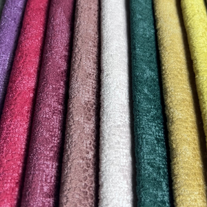 Hometextile sang trọng Holland nhung vải rắn Bọc poly sang trọng Velour sofa chất liệu dệt kim Jacquard đồng bằng cho sofa - Product Image 2