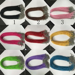 100 pcs 1.0mm Sáp Da bông đồ trang sức vòng cổ dây với tôm hùm Clasp đầy màu sắc các loại đồ trang sức tìm kiếm phụ kiện N - Product Image 3