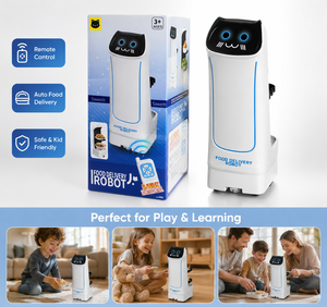 <span class=keywords><strong>Robot</strong></span> Giocattolo Telecomandato 24GHz di Alta Qualità <span class=keywords><strong>per</strong></span> Consegna Cibo, <span class=keywords><strong>Robot</strong></span> Educativo Interattivo <span class=keywords><strong>per</strong></span> <span class=keywords><strong>Giochi</strong></span> di Ruolo <span class=keywords><strong>per</strong></span> Bambini, <span class=keywords><strong>Giochi</strong></span> da Interno - Product Image 1