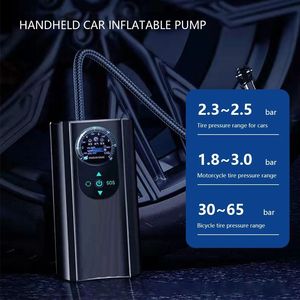WOSEN Portable Emergency Double Turbo 150PSI Multi Mode <b>Car</b> Motorcycle Bicycle Ball Tire Inflator Air Pump Compressor - Product Image 2