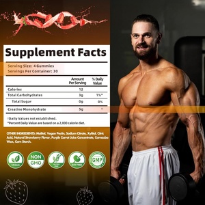 SWOOT Bonbons Gommeux <span class=keywords><strong>de</strong></span> Haute Qualité à la Créatine Monohydrate pour un Développement <span class=keywords><strong>Musculaire</strong></span> Rapide, Complément Pré-Entraînement pour le Fitness et les Sports, 120 Unités - Product Image 3
