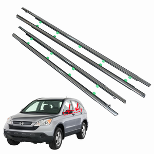ซีลขอบกระจกหน้าต่างสำหรับ CR-V <span class=keywords><strong>CRV</strong></span> 07-11 ด้าน<span class=keywords><strong>หน้า</strong></span> ด้านหลัง ซ้าย ขวา ด้านคนขับ ด้านคนโดยสาร ขอบประตูด้านนอก - Product Image 1