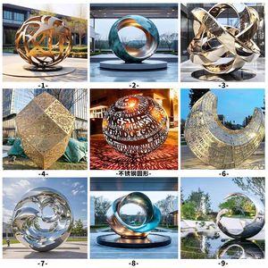 Duke <b>Large</b> Scale Stainless Steel Sculpture Abstract Geometric Outdoor Garden Plaza Contemporary Design Floor Mount - Product Image 4