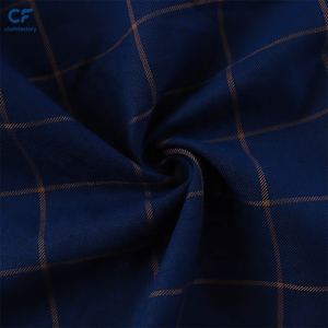 Pantalon uni en tissu charmeuse tissé à carreaux épais 450G pour uniforme scolaire JK, en TR finement filé pour filles - Product Image 3