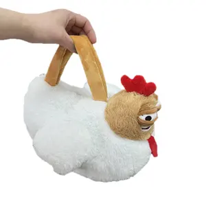 custom cross-border new chicken bag ghost fan ugly chicken bags sleepy giggle chicken bag plush doll toy factory