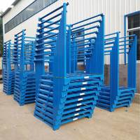 Mracking étagère empilable pliable en acier abordable supports de stockage de pneus personnalisés